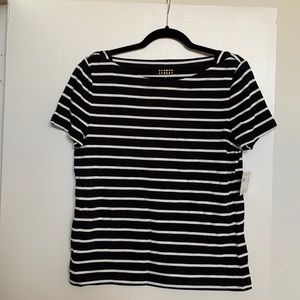 Kate Spade Broome Street Striped Essential Tee